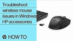 How to troubleshoot wireless mouse issues in Windows | HP Accessories | HP Support