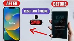 How To Factory Reset Screen Locked iPhone in less than 5MIN iTunes !Erase iPhone, restore iphone