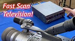 Fast Scan TV - A Simple Demo with an AEA VSB-70 ATV Transceiver (Amateur Television, Ham Radio)