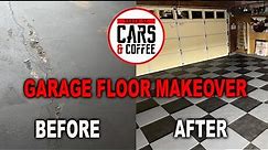 Extreme garage floor makeover from garageflooringinc.com - South OC Cars and Coffee.