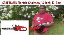 Unboxing and assembling of Craftsman Electric Chainsaw || 12.0 amp || 16 inch