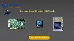 How to configure Indoor P3 led module with HDPlayer