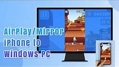 How to AirPlay/Mirror iPhone to Windows 7/8/10/11 PC | AirPlay Windows