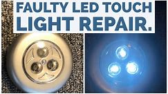 Faulty LED Touch / Push Cupboard Light Repair.