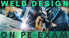 Steel Fillet Weld Design Example using AISC 15th edition | Civil PE Exam Review | Spring 2021