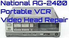 EW0126 - National AG-2400 Portable VCR Head Re-Lubrication Repair