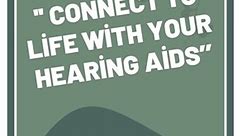 Connect to life with your hearing aids #audiology #audiologycentral #hearing #hearingloss #hearingaids #hardofhearing #earwaxremnoval #oticon #oticonhearingaids #philips #philipshearingaids