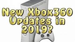 Xbox360 Updates in 2019?