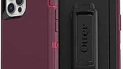 OtterBox iPhone 12 & iPhone 12 Pro Defender Series Case - BERRY POTION (RASPBERRY WINE/BOYSENBERRY), rugged & durable, with port protection, includes holster clip kickstand
