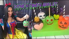 DISNEY CANDY APPLES | Halloween Party Treats 2021 | How to make Caramel Chocolate Apples