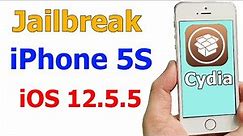 How to Jailbreak iPhone 5S iOS 12.5.5 successfully