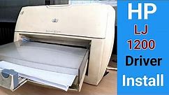 How to install hp laserjet 1200 printer driver Step by step