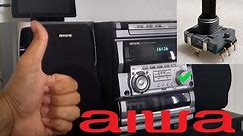 Vintage AIWA stereo volume control easy fix