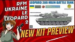 Preview: Ukraine limited edition RFM 1/35 Leopard 2A6 Ryefield Models