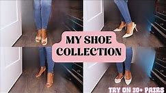 TRYING ON ALL MY SHOES - My Shoe Collection