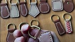 Make a few Handcrafted leather keychain | Handmade leather keychain