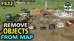 How To Remove Objects From Default Game Maps Farming Simulator 22