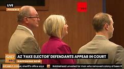 LIVE: Arizona 'fake electors' appear in court