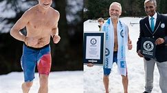 Fastest Half Marathon Barefoot on Ice - Guinness World Records