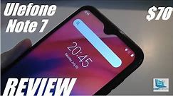 REVIEW: Ulefone Note 7 - $70 Teardrop Notch Android Smartphone