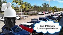 Live IP Camera Streaming to Website