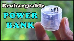 How to Make a Rechargeable POWER BANK at Home | DIY POWER BANK