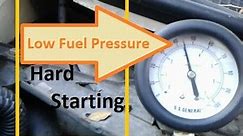 Hard Starting! Fuel System Diagnosis - Pump? Filter? Regulator? Olds Silhouette GM 3.4L V6