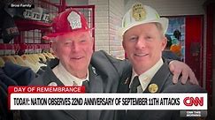 Hear 9/11 firefighter describe losing his father 20 years after the terror attacks