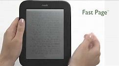 NOOK Simple Touch Page Turns & Text Size