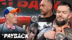 John Cena interviews The Judgment Day: WWE Payback 2023 highlights