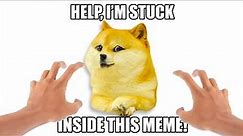 Help, I'm stuck inside this meme!