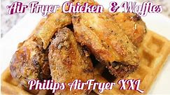 How to Make Air Fryer Chicken & Waffles | Using Philips AirFryer XXL & Cuisinart Waffle Maker (109)