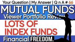 INDEX FUNDS + HYBRID FUND Portfolio review | #mutualfunds #mutualfundportfofolioreview| Pratik Goon