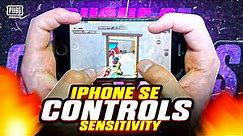 IPhone Se 2020 sensitivity and control in 2023 | PUBG MOBILE |