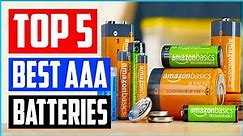 Top 5 Best AAA Batteries in 2021 Reviews