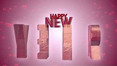 Happy New Year Wishes greetings motion graphics