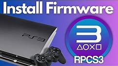 How to download and install PS3 Firmware for RPCS3
