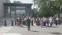 Crowd gathers outside NJ courthouse ahead of ruling on transgender notification policy