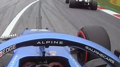 2021 Austrian Grand Prix: Fernando Alonso and Mick Schumacher's near miss
