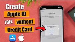 How to Create Apple ID for FREE on iPhone without a Credit Card? - ✅New Apple ID Method ✅(2024)