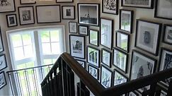 An expert's guide to hanging artwork on your staircase wall