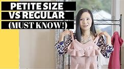 Petite Size 101: How is it different from regular size?