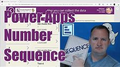 Power Apps Number Sequence function + ForAll, Concat, Date Times, and strings