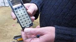 Cleaning repairing cordless phone key pads