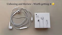 Apple EarPods Lightning Connector Unboxing and Review (Worth Buying?)