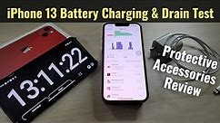 iPhone 13 Battery Charging & Drain Test - Awesome Battery Life