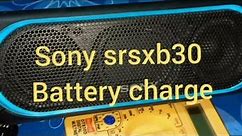 #sony srs xb30 bluetooth speaker repairing guide battery charge
