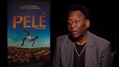 PELÉ interview - most recent interview with Pelé, talking about the movie Pelé, Birth Of A Legend