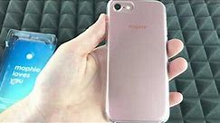 Mophie iPhone 7/8 base case unboxing - Rose Gold