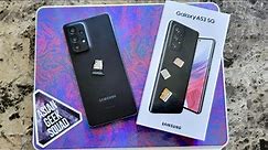 Samsung Galaxy A53 5G - How to use microSD and SIM card and dual SIM